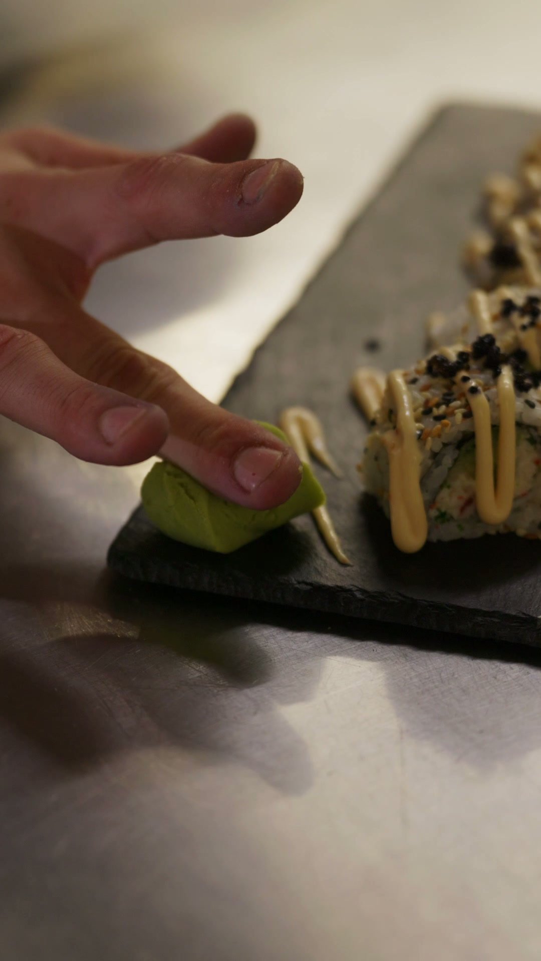Sushi being prepared for Ensō Fine Drinking & More